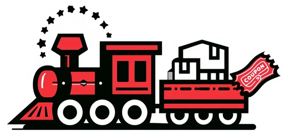 A train carrying parcels to Europe